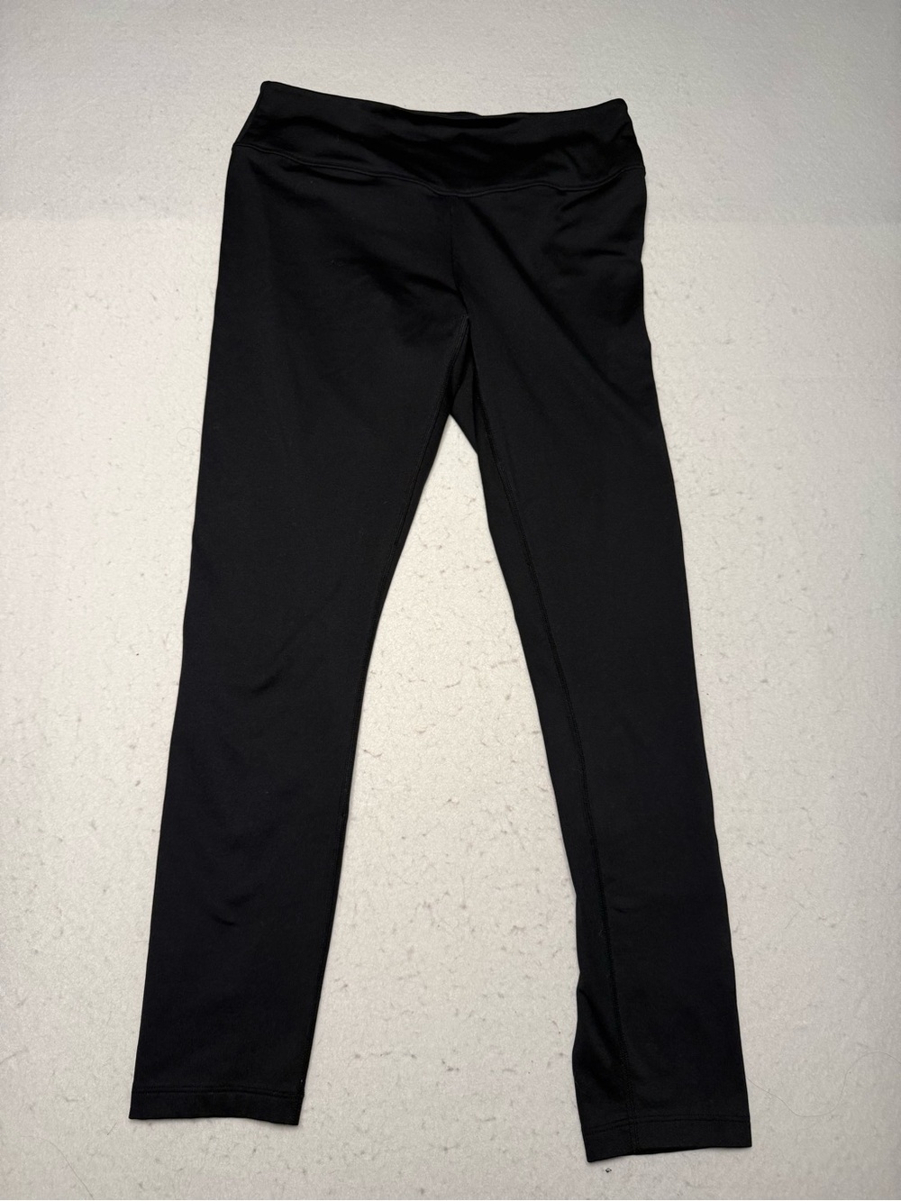 Victoria’s Secret LOVE PINK Yoga 7/8 Black Leggings Sparkly Silver Letters Large - Picture 4 of 12